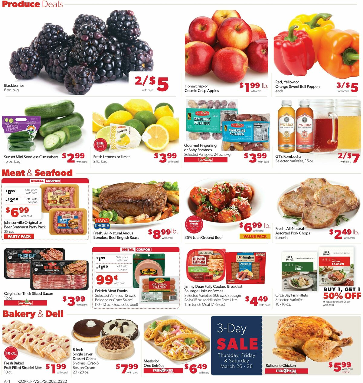 Family Fare Weekly Ad from March 22