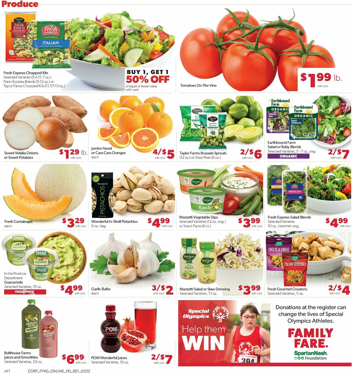 Family Fare Weekly Ad from March 22