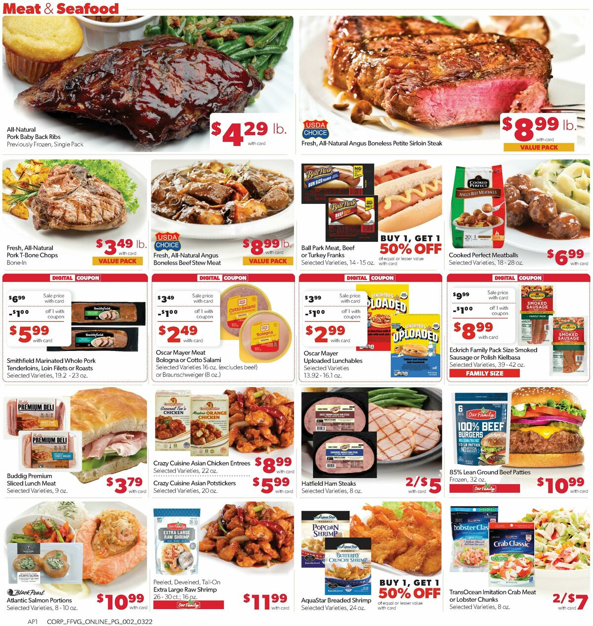 Family Fare Weekly Ad from March 22