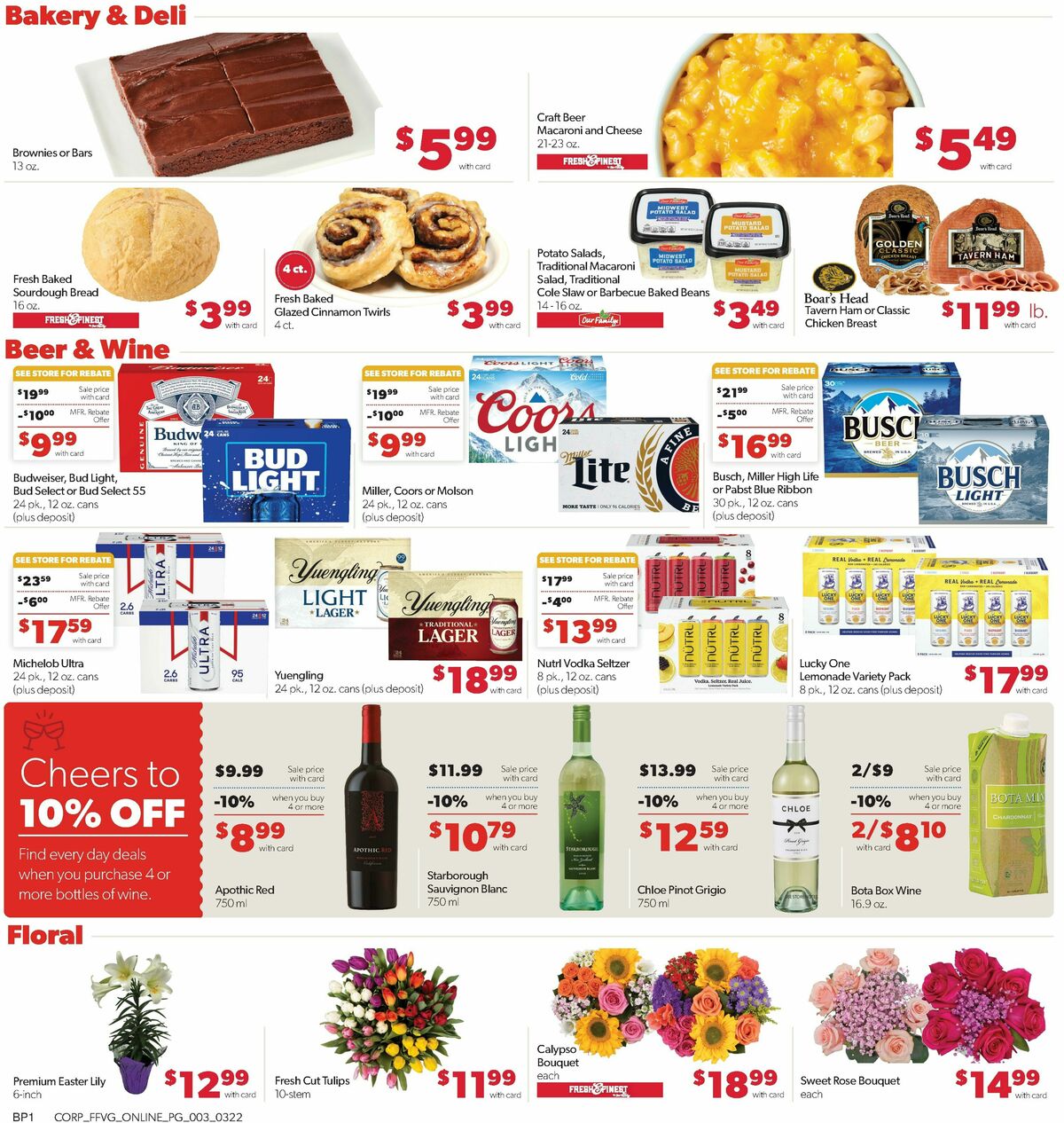 Family Fare Weekly Ad from March 22
