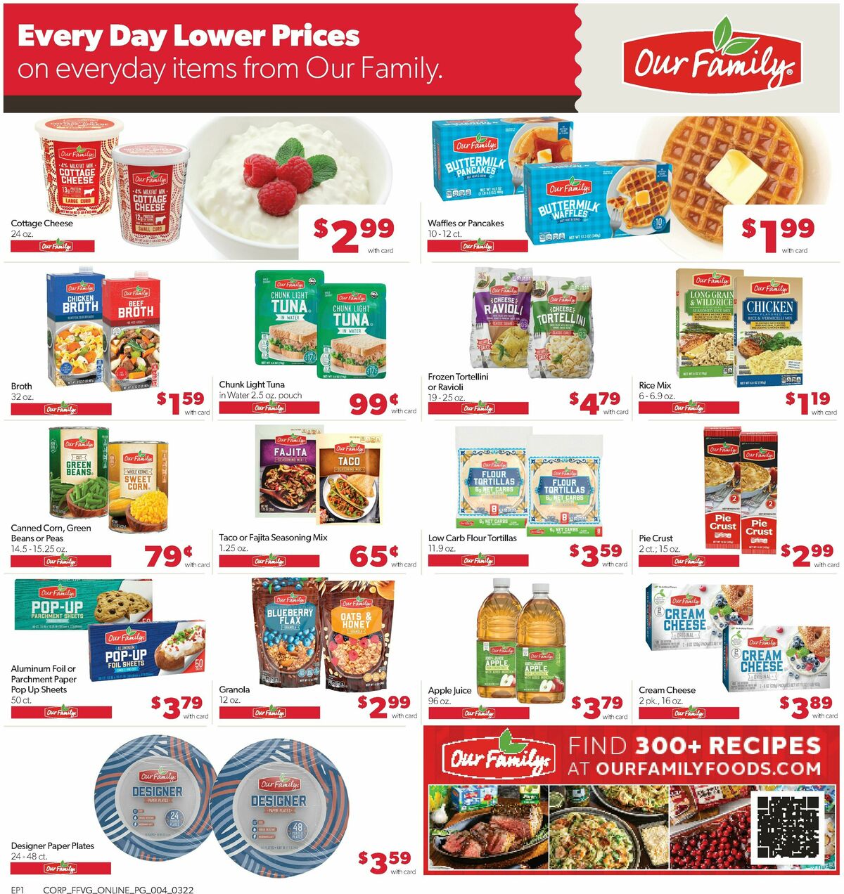 Family Fare Weekly Ad from March 22