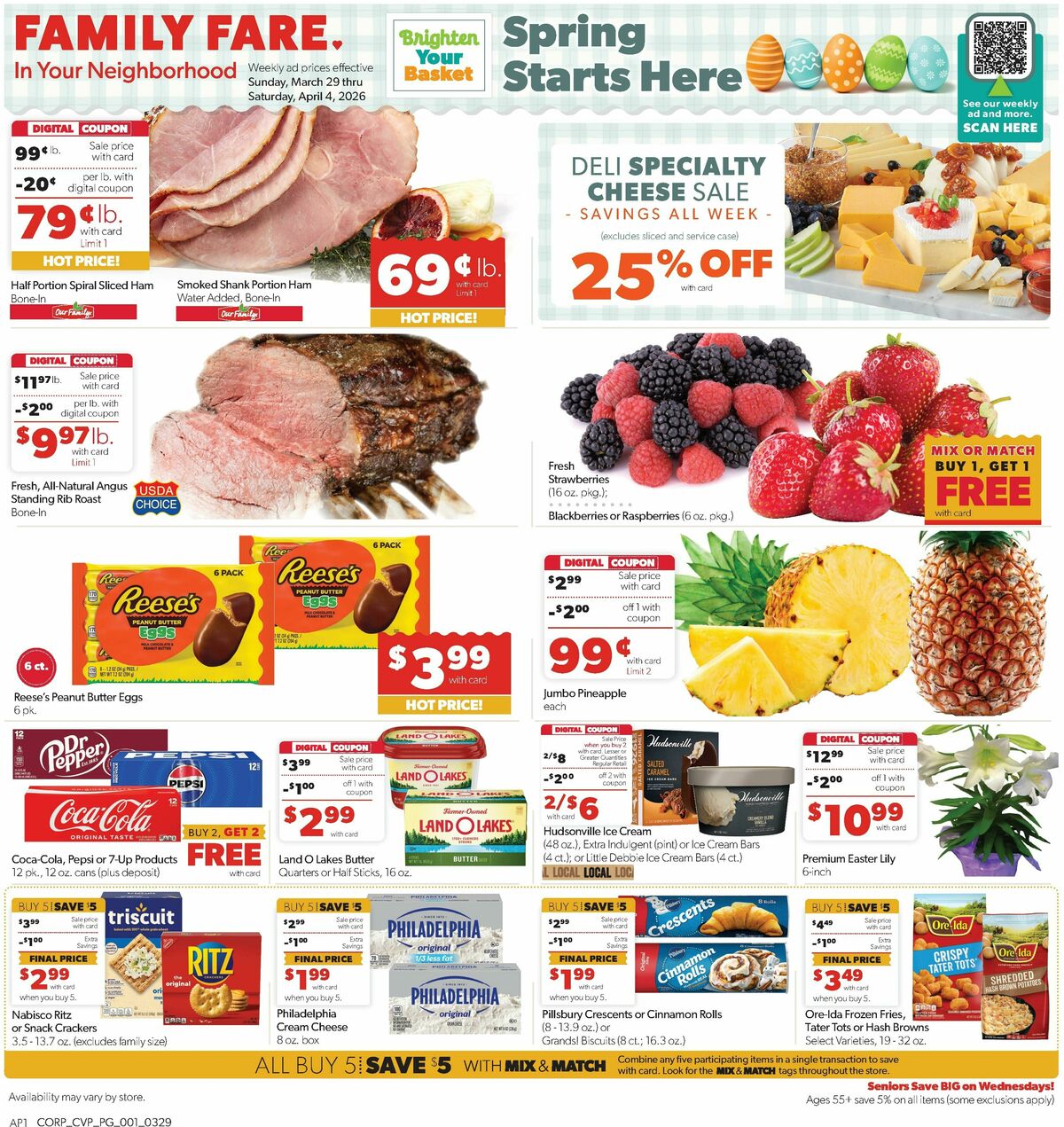 Family Fare Weekly Ad from March 29
