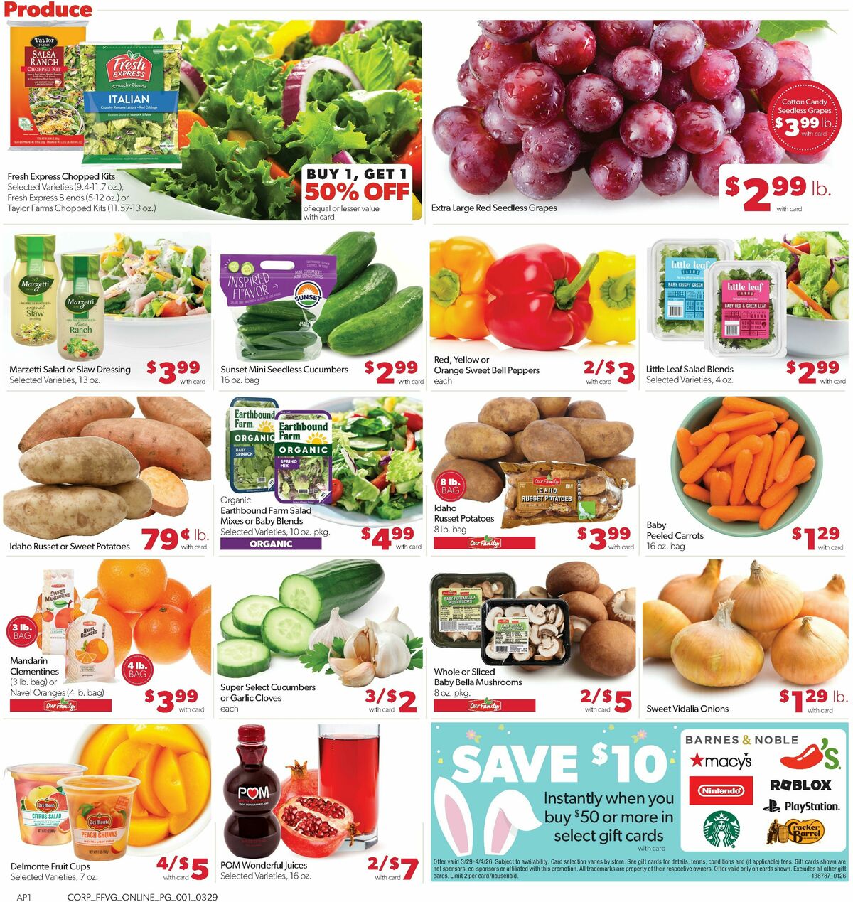 Family Fare Weekly Ad from March 29