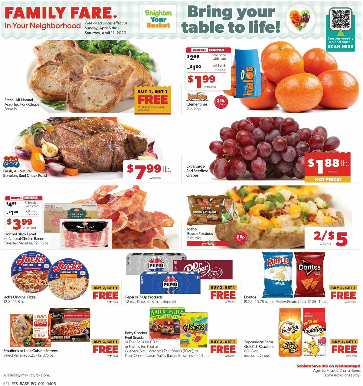 Family Fare Weekly Ad from April 5