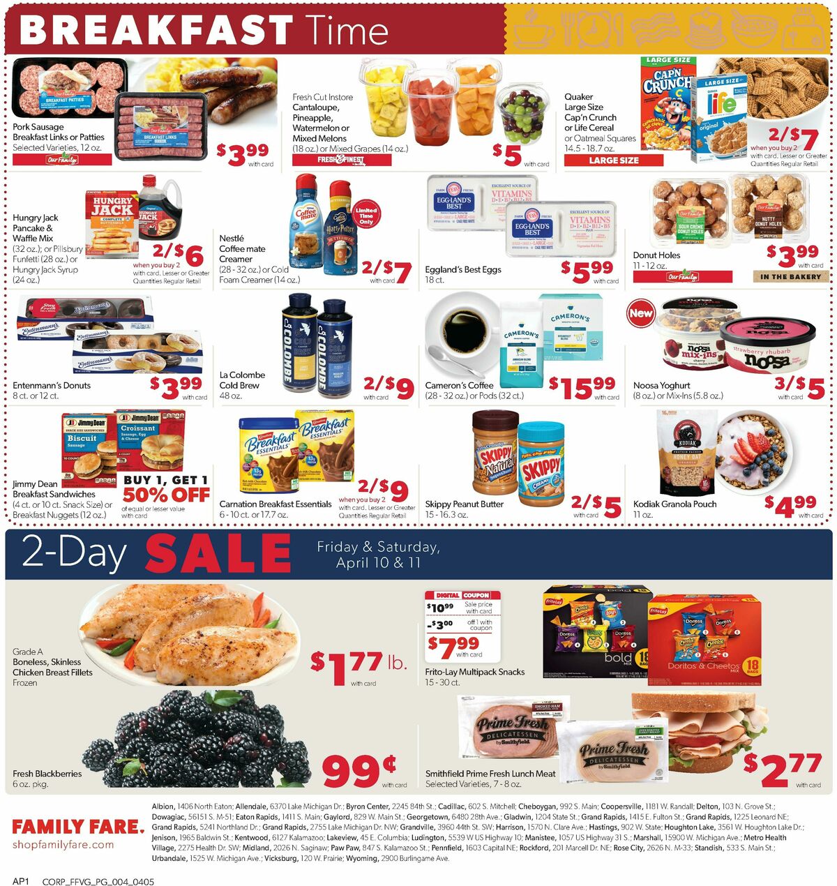 Family Fare Weekly Ad from April 5