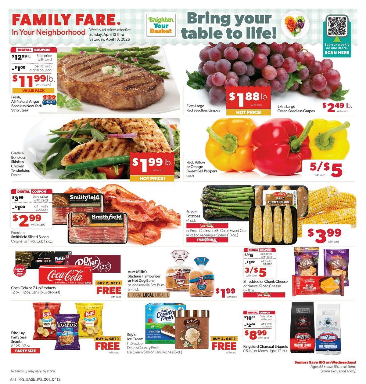 Family Fare Weekly Ad from April 12