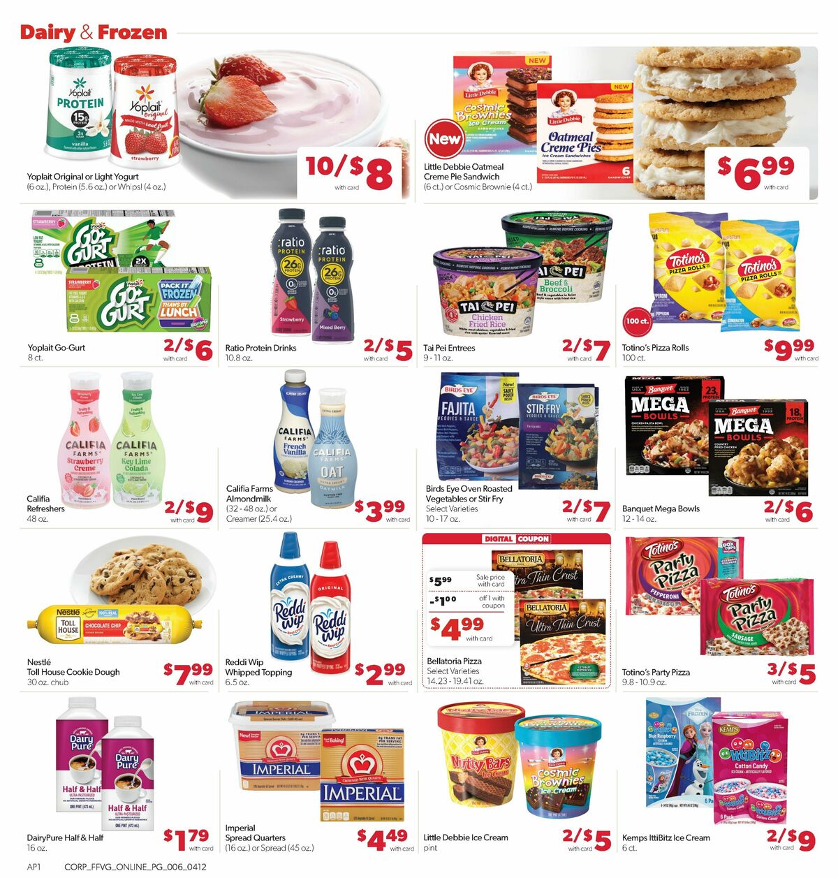 Family Fare Weekly Ad from April 12