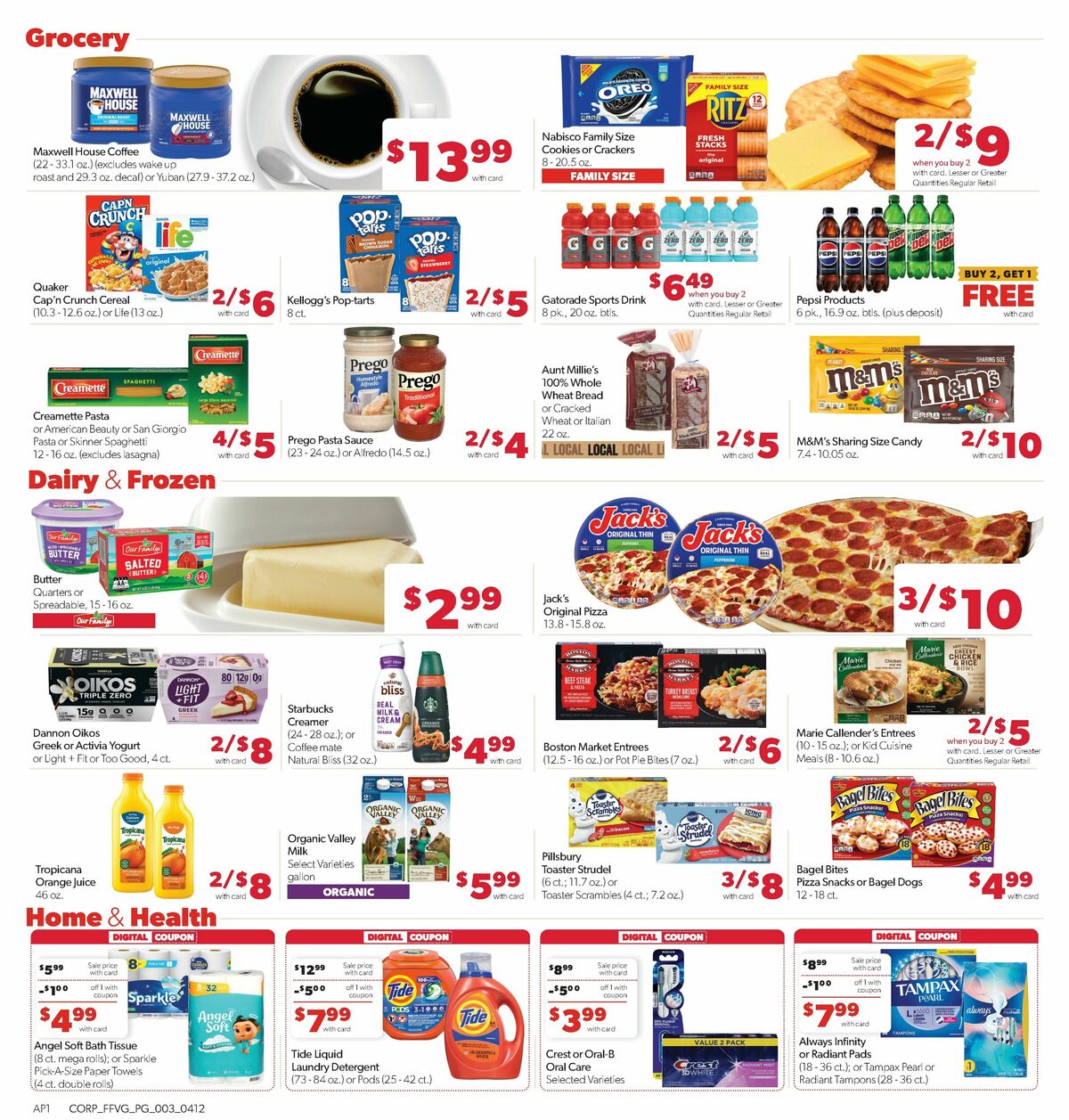 Family Fare Weekly Ad from April 12