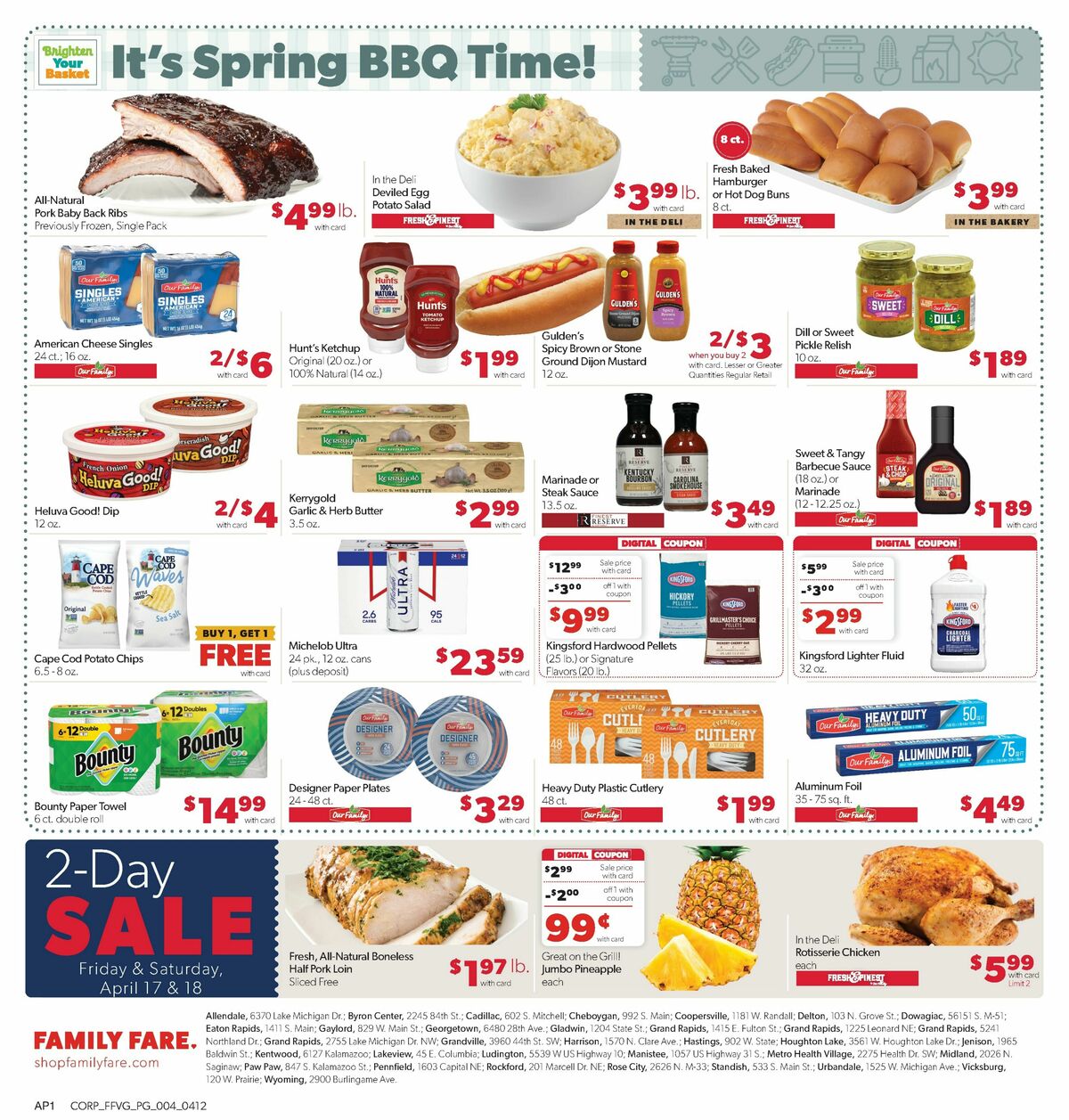 Family Fare Weekly Ad from April 12
