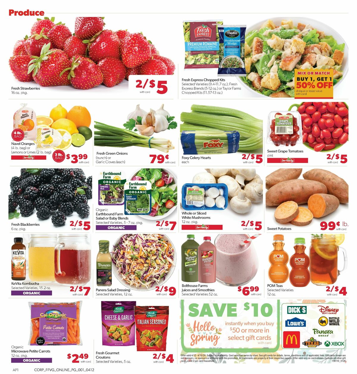 Family Fare Weekly Ad from April 12