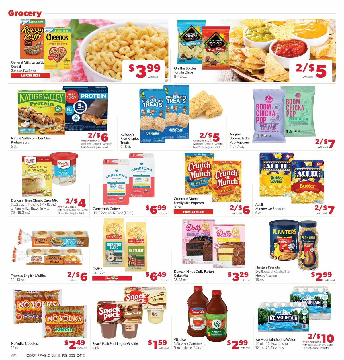 Family Fare Weekly Ad from April 12