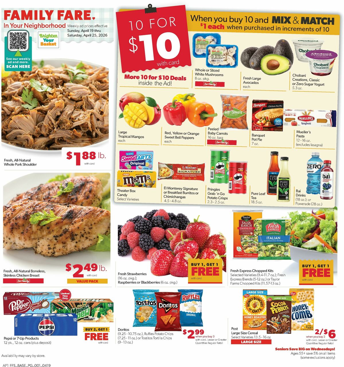 Family Fare Weekly Ad from April 19