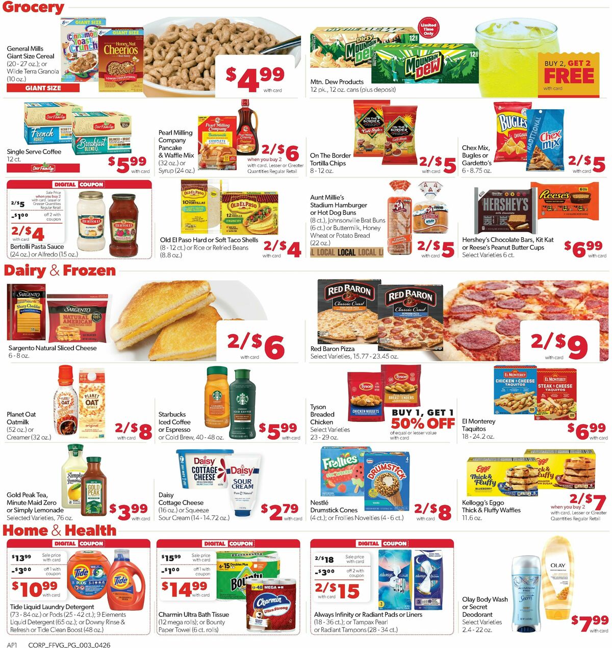 Family Fare Weekly Ad from April 26
