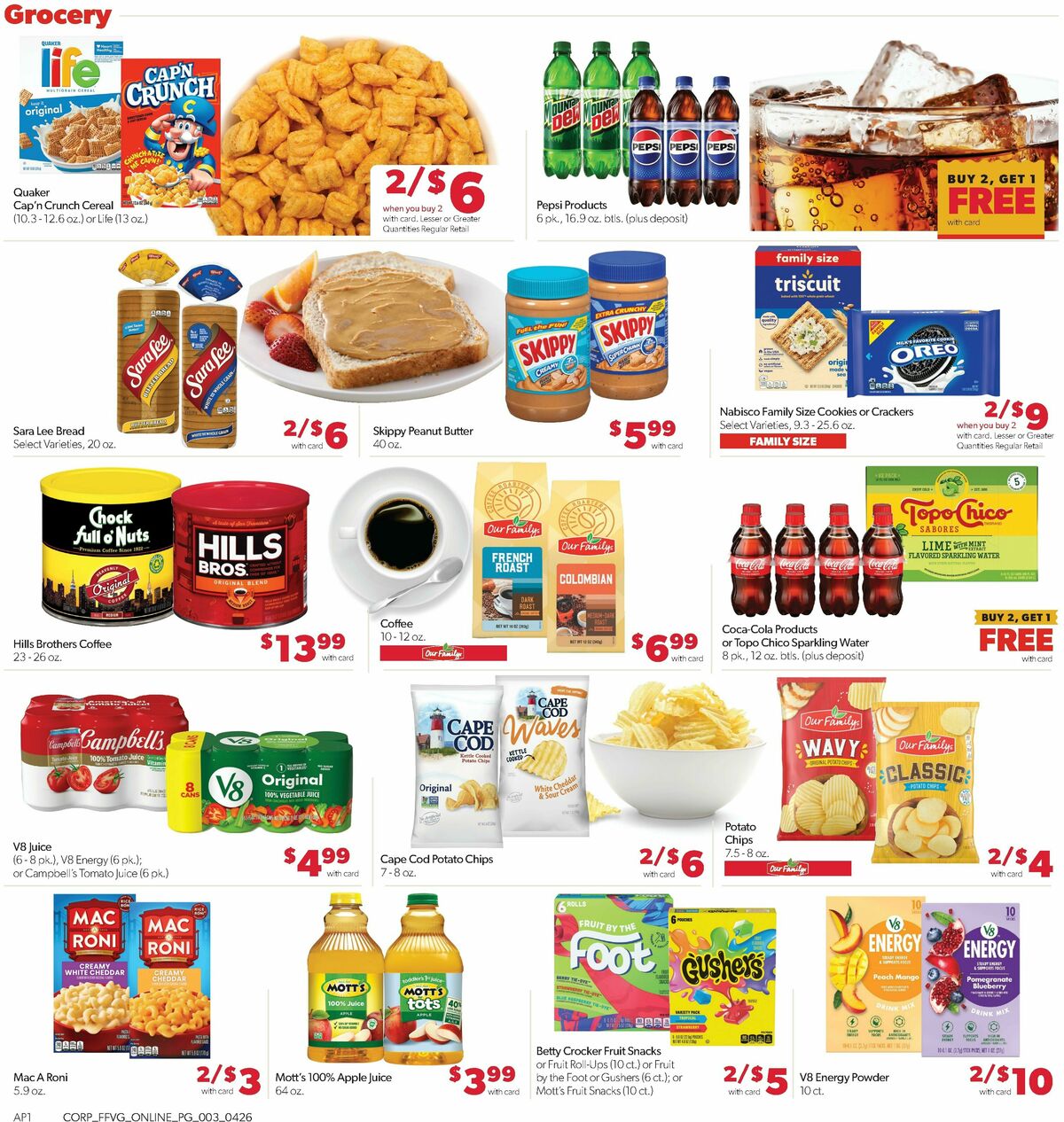 Family Fare Weekly Ad from April 26