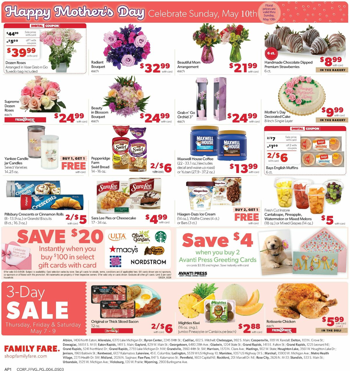 Family Fare Weekly Ad from May 3