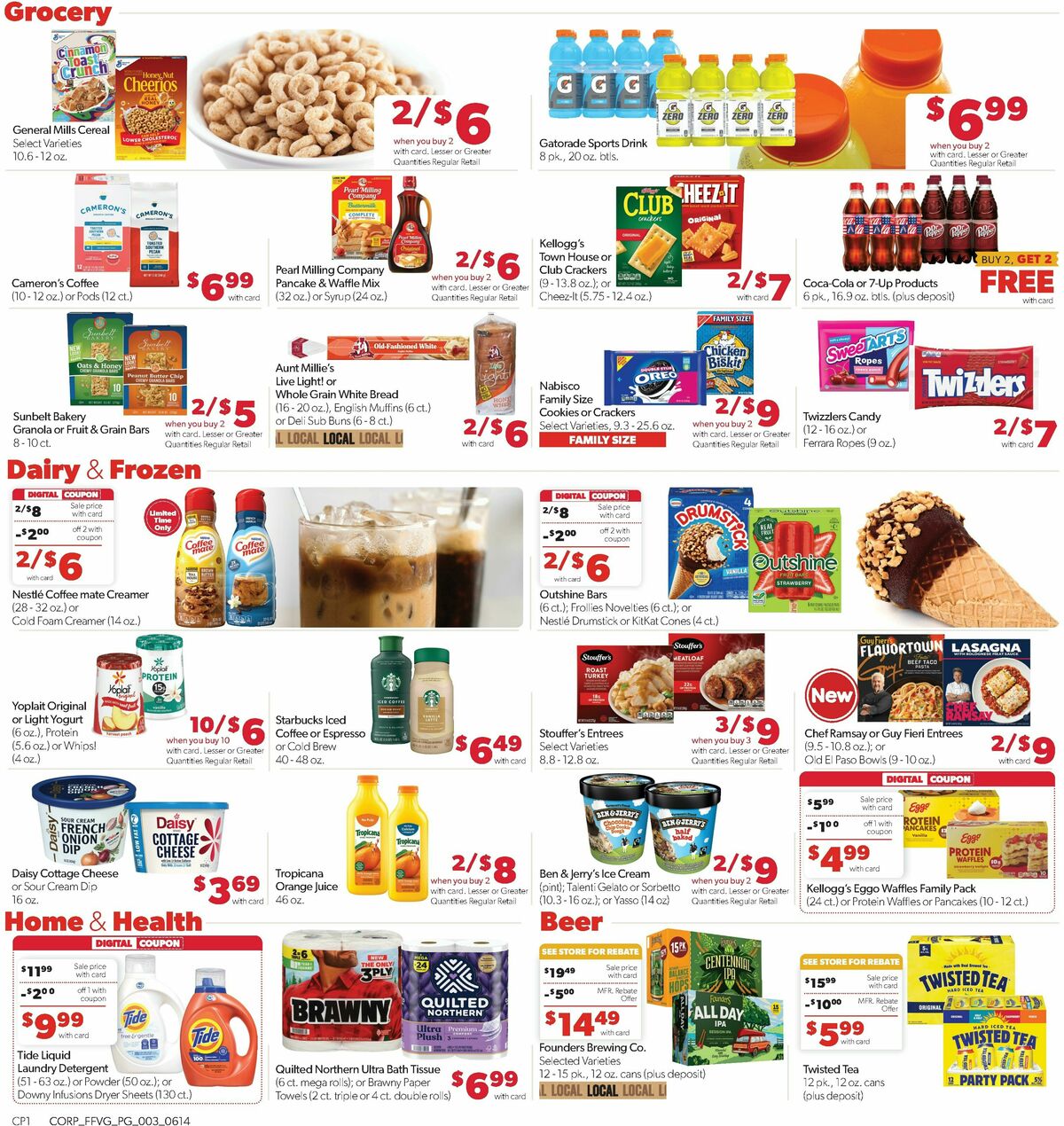Family Fare Weekly Ad from June 14