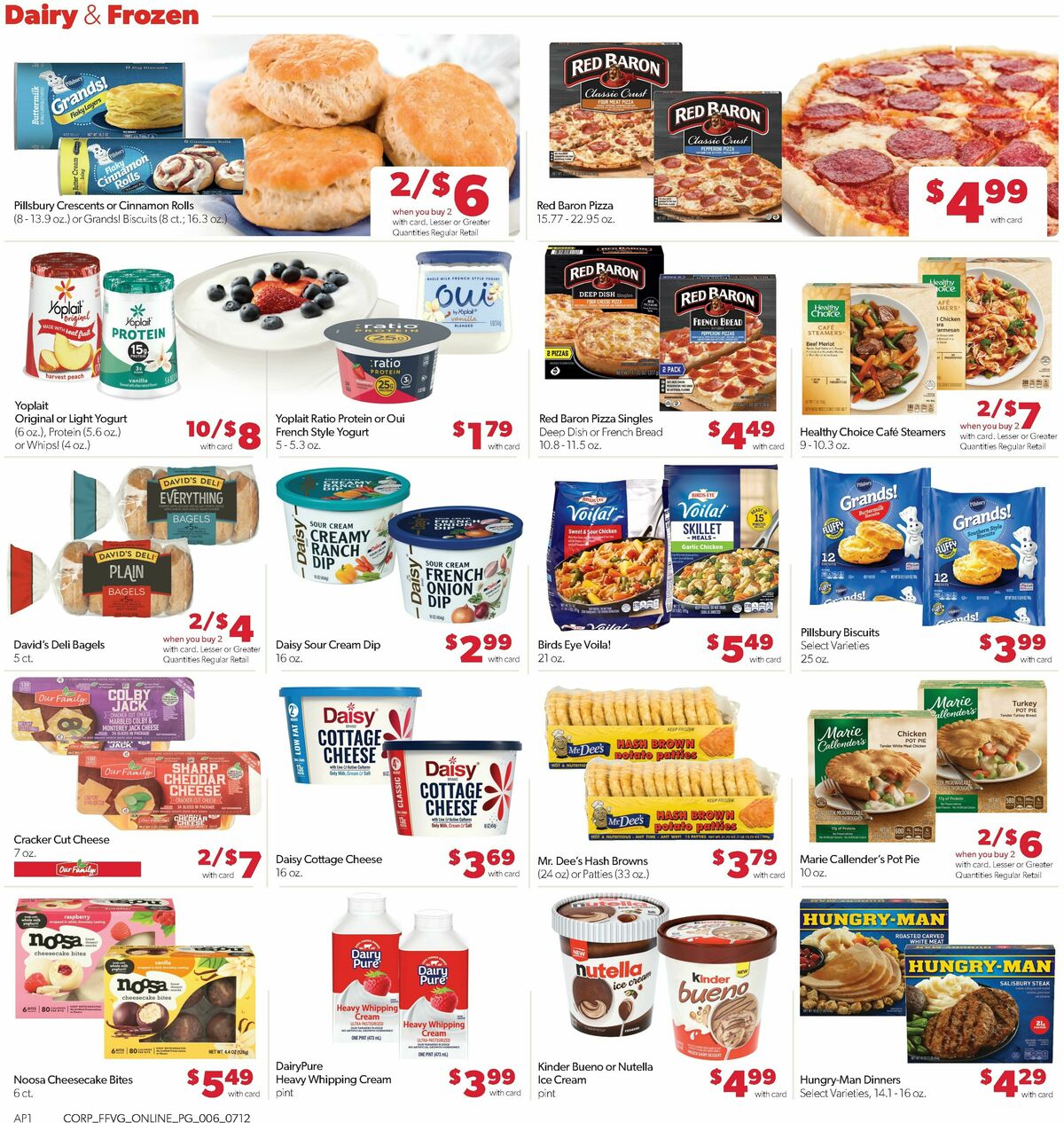 Family Fare Weekly Ad from July 12