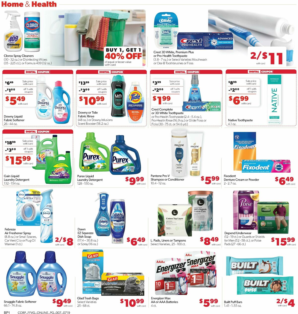 Family Fare Weekly Ad from July 19