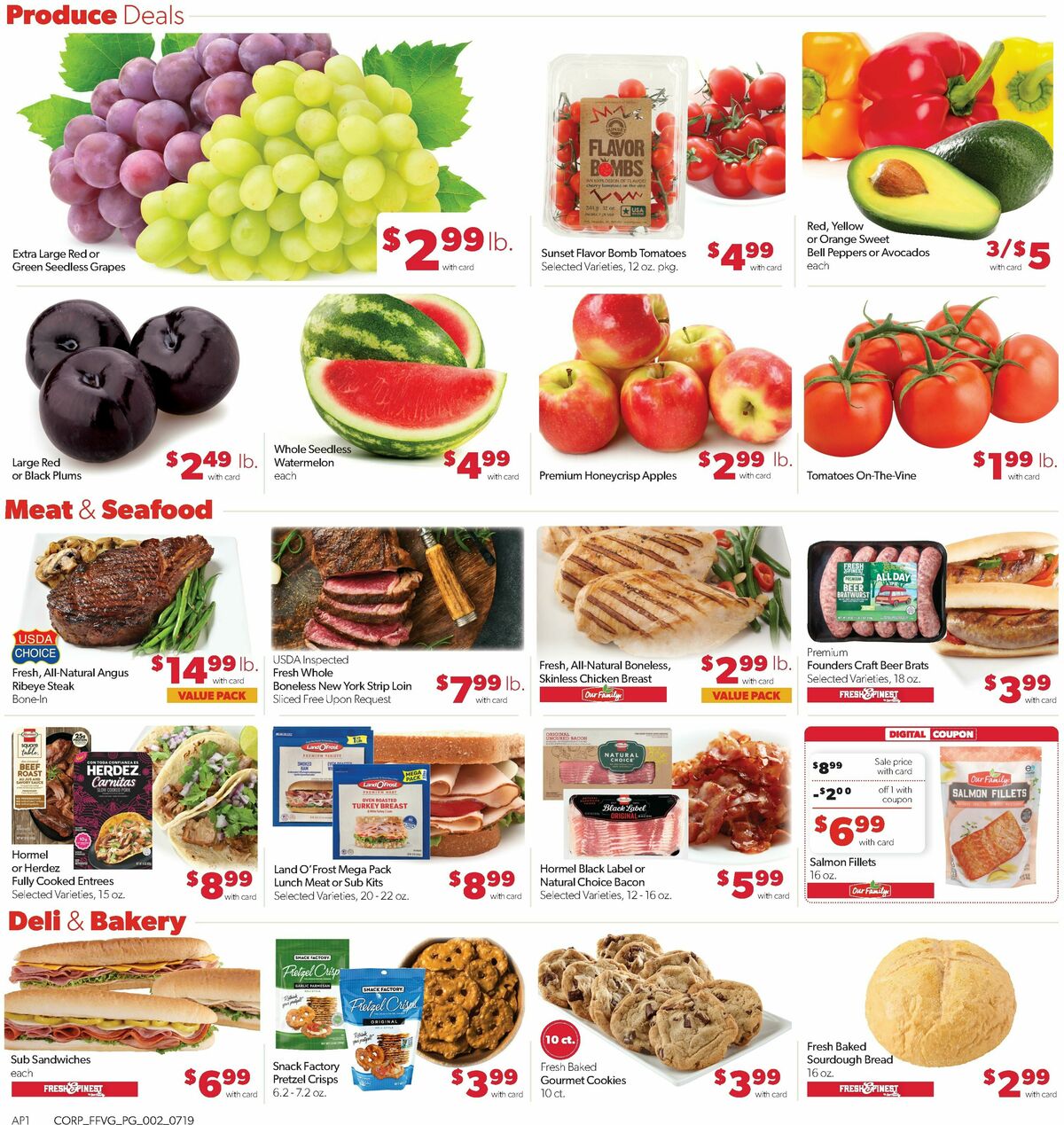 Family Fare Weekly Ad from July 19