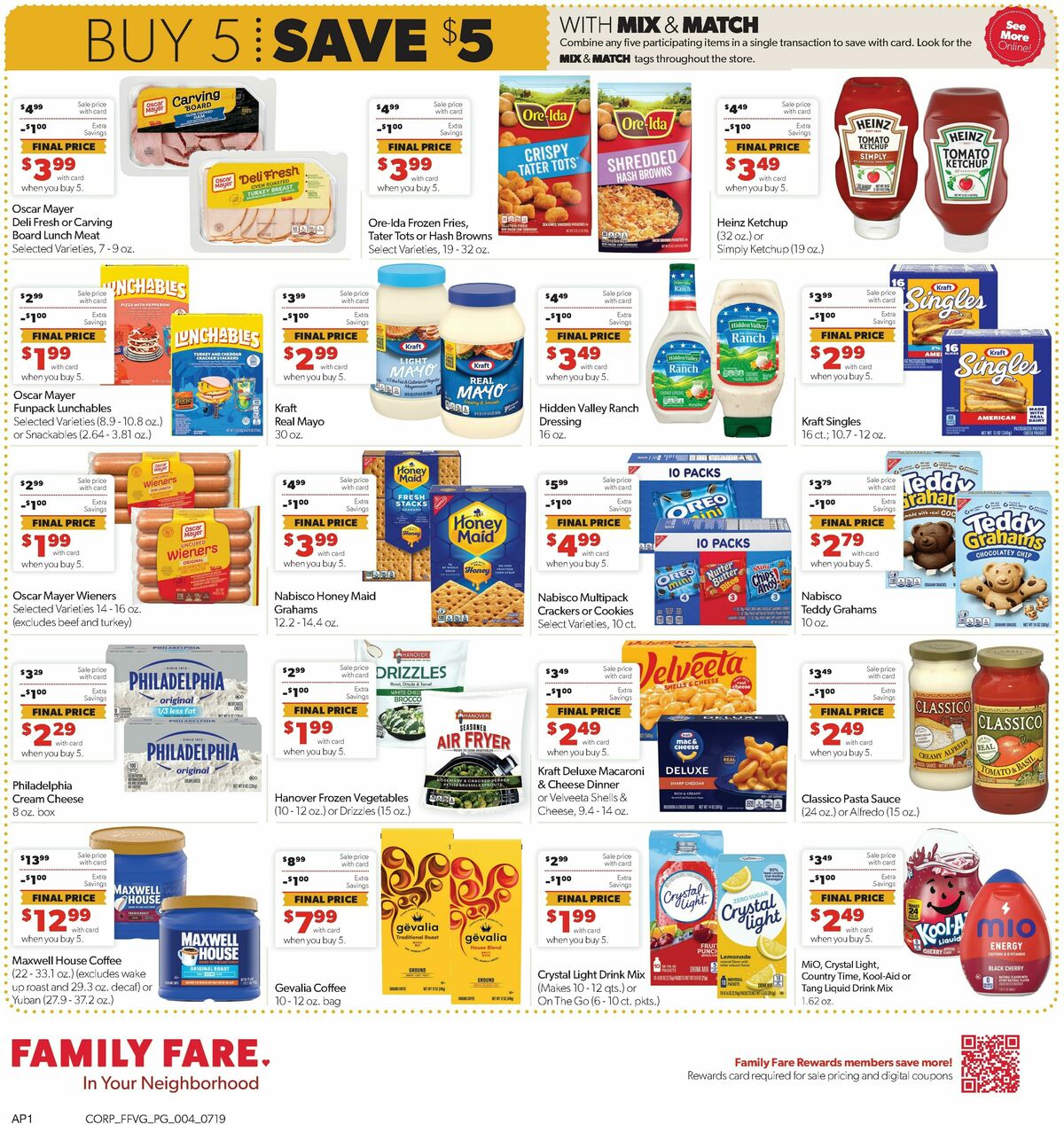 Family Fare Weekly Ad from July 19