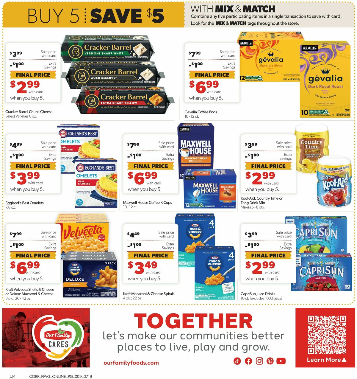 Family Fare Weekly Ad from July 19
