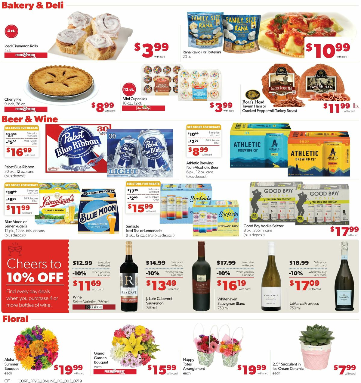 Family Fare Weekly Ad from July 19