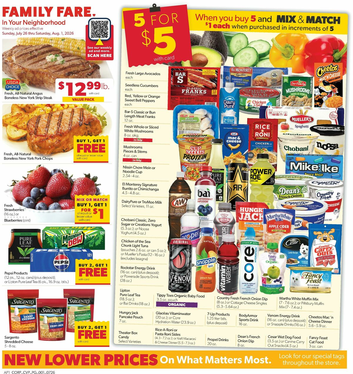 Family Fare Weekly Ad from July 26