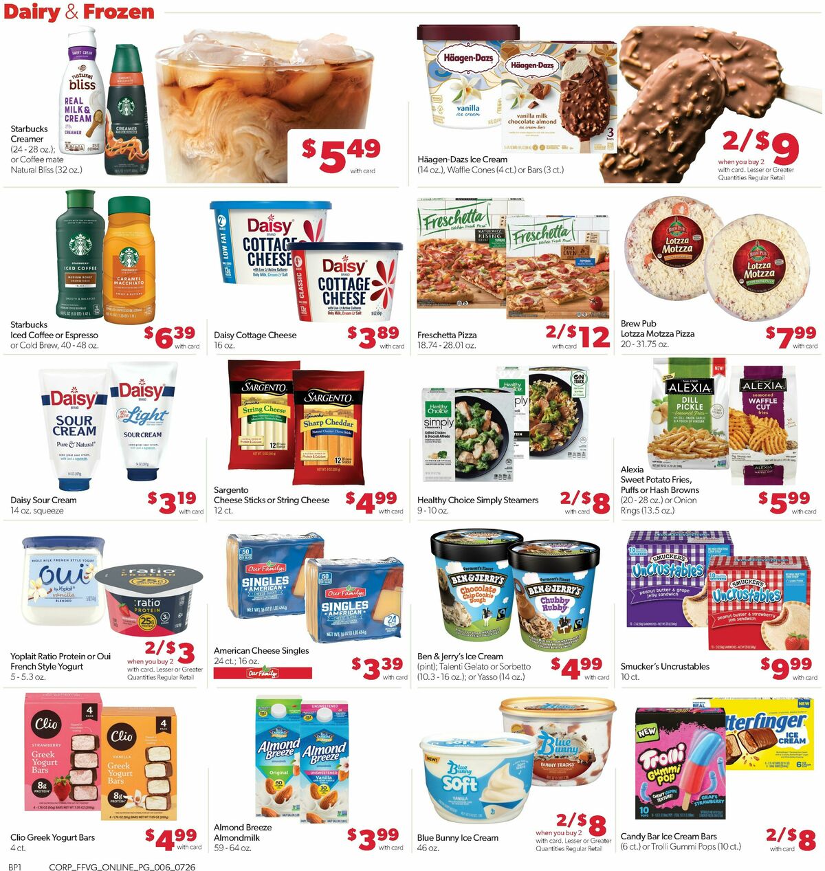 Family Fare Weekly Ad from July 26