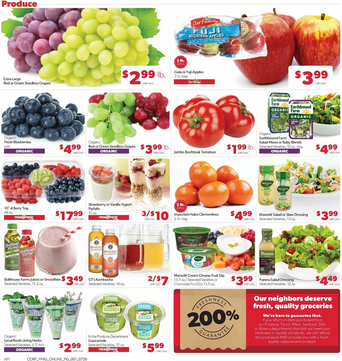 Family Fare Weekly Ad from July 26
