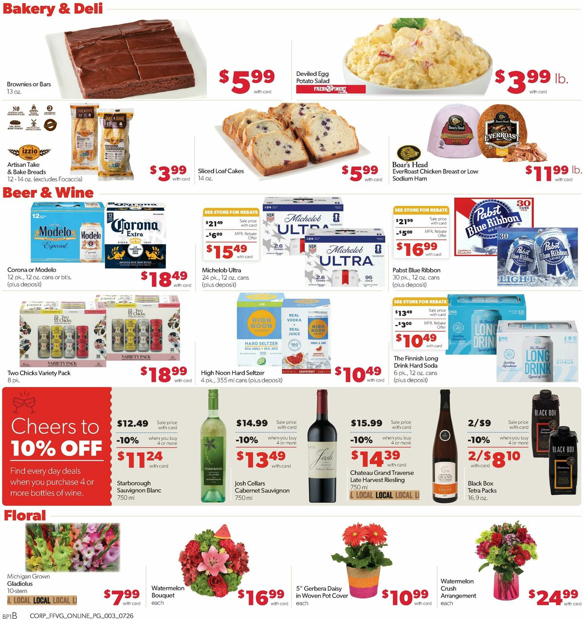 Family Fare Weekly Ad from July 26