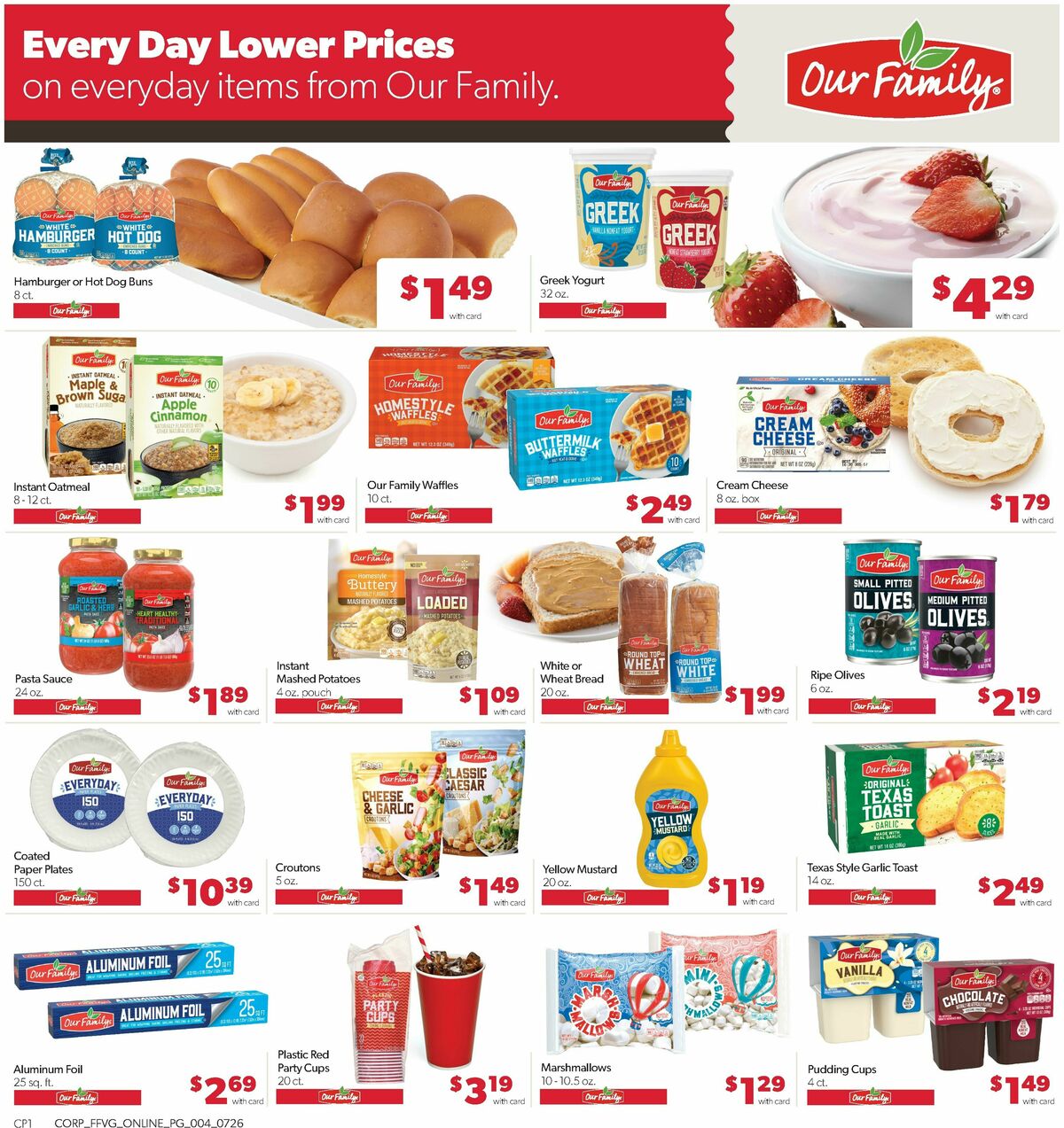 Family Fare Weekly Ad from July 26