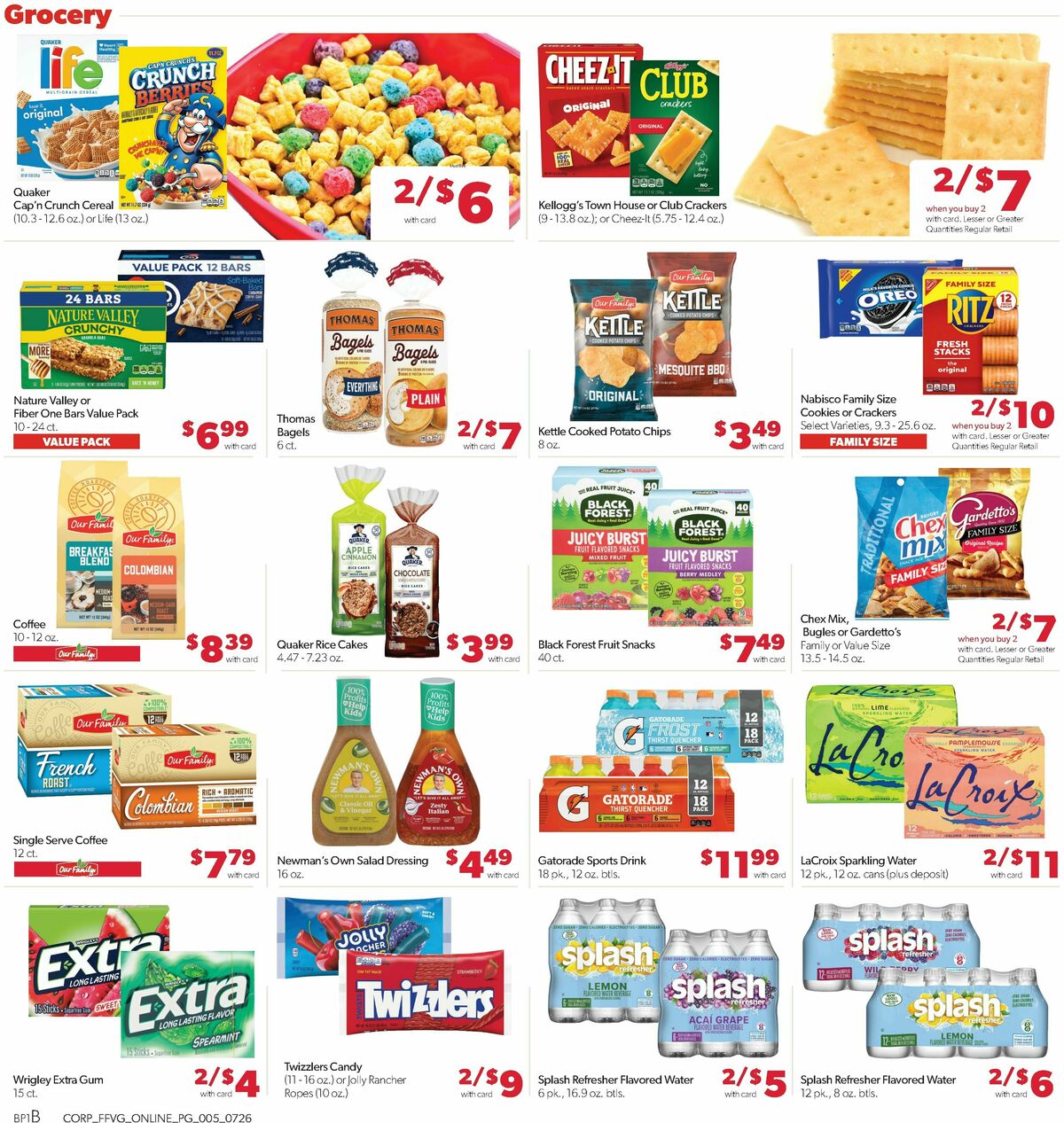Family Fare Weekly Ad from July 26