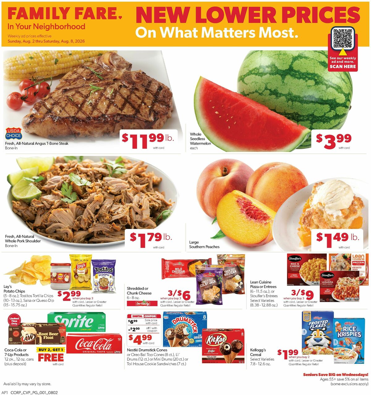 Family Fare Weekly Ad from August 2