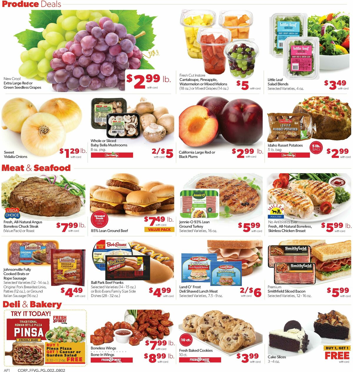 Family Fare Weekly Ad from August 2
