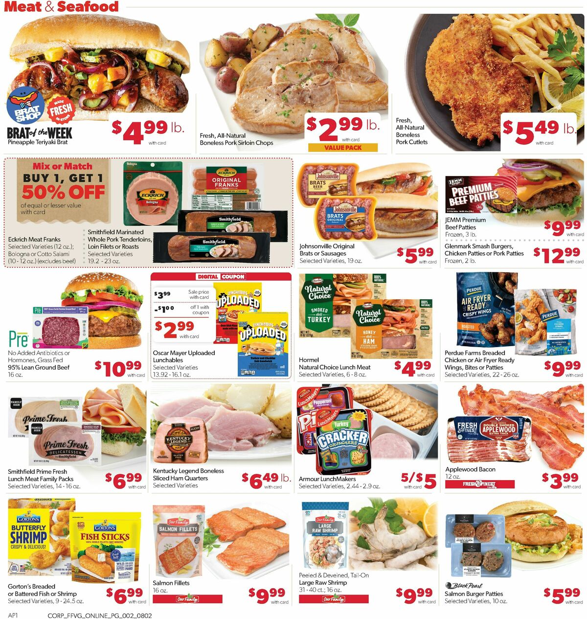 Family Fare Weekly Ad from August 2