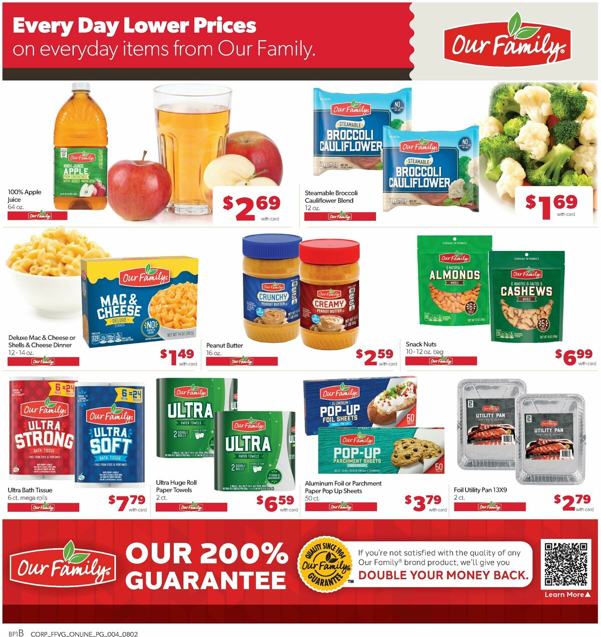 Family Fare Weekly Ad from August 2