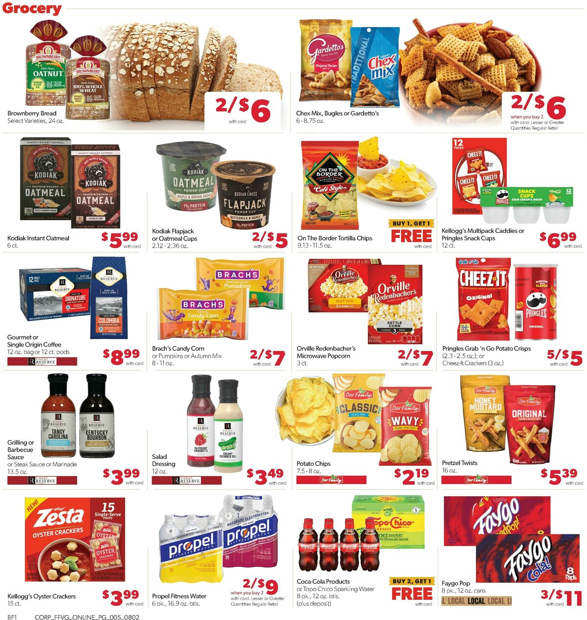 Family Fare Weekly Ad from August 2