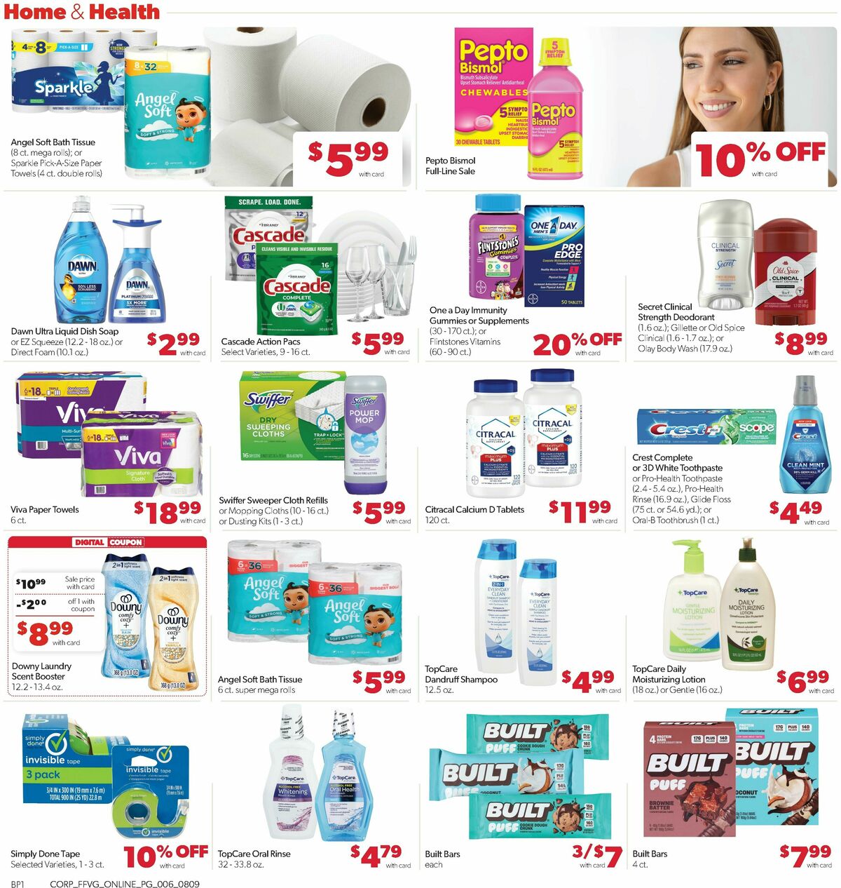 Family Fare Weekly Ad from August 9