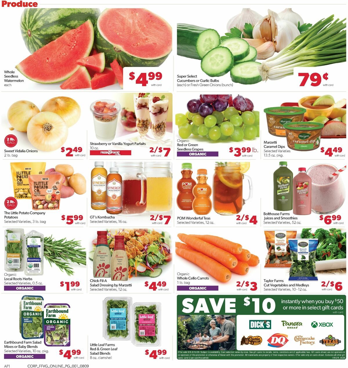 Family Fare Weekly Ad from August 9