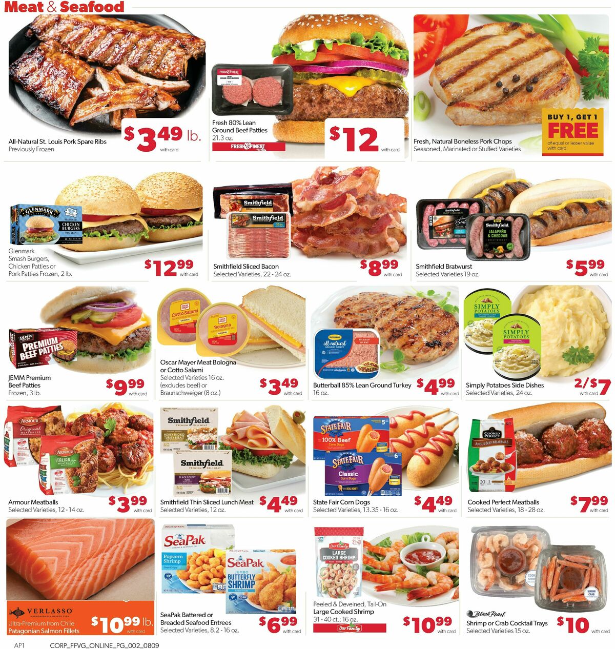 Family Fare Weekly Ad from August 9