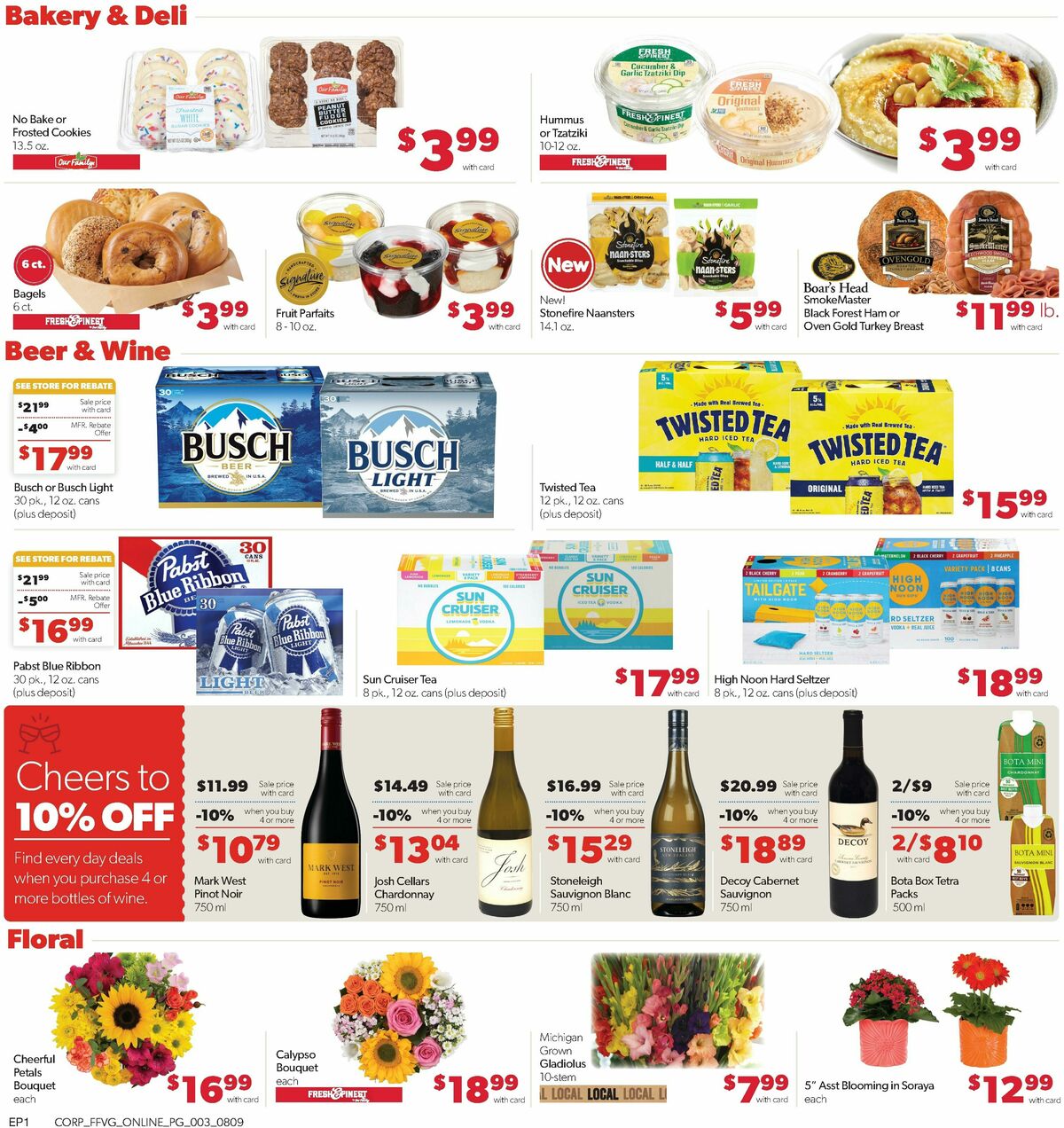 Family Fare Weekly Ad from August 9