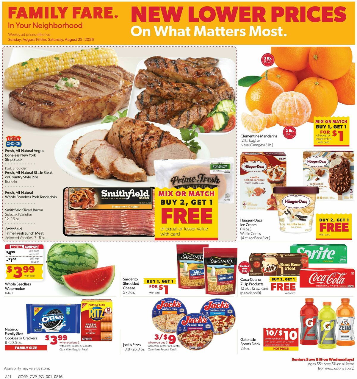 Family Fare Weekly Ad from August 16