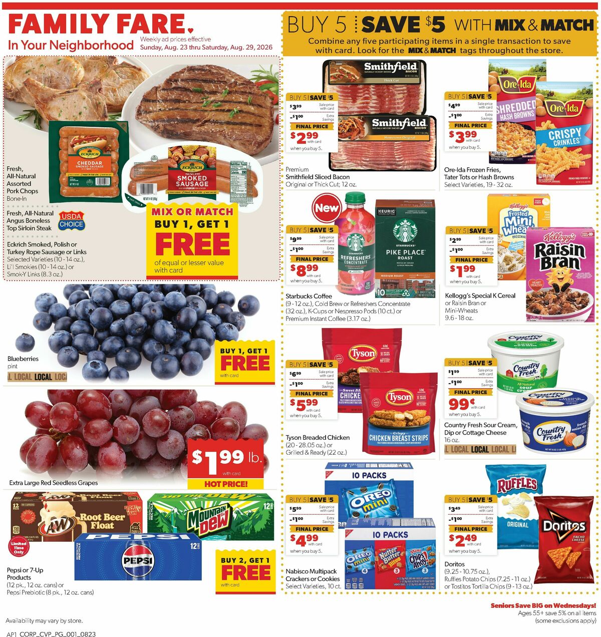 Family Fare Weekly Ad from August 23