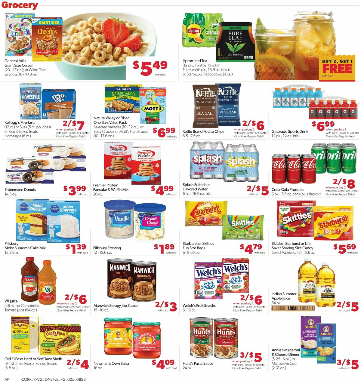 Family Fare Weekly Ad from August 23