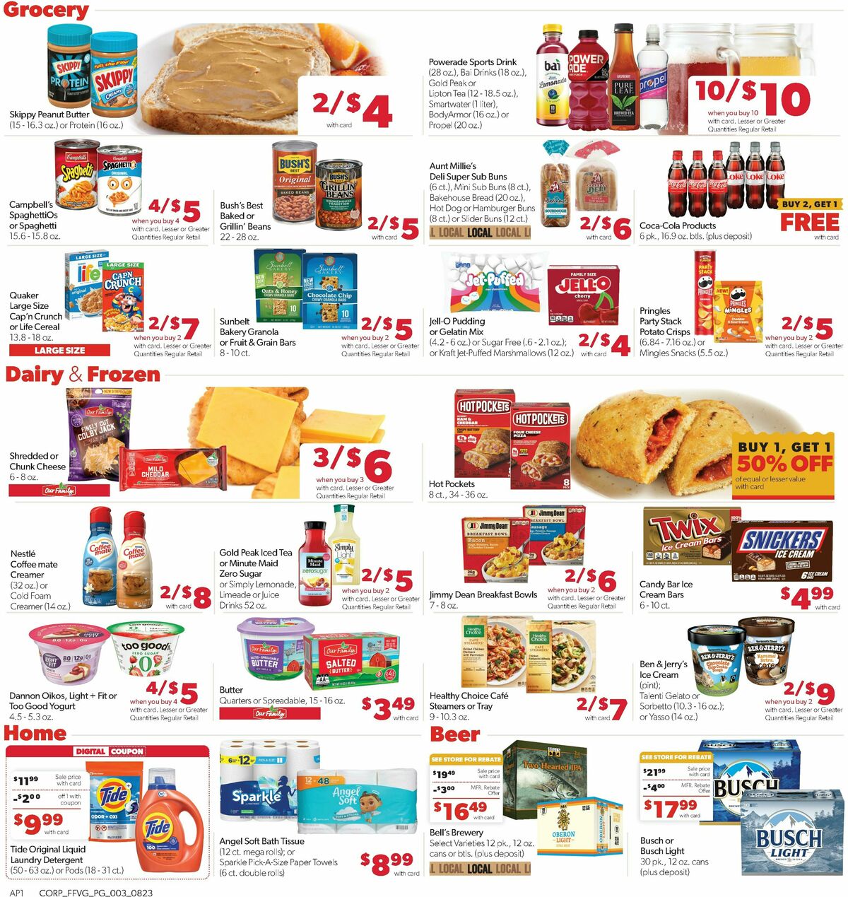 Family Fare Weekly Ad from August 23