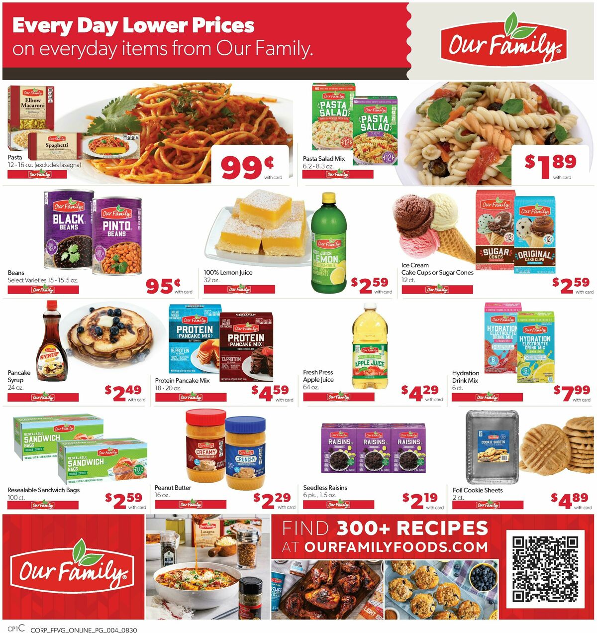 Family Fare Weekly Ad from August 30