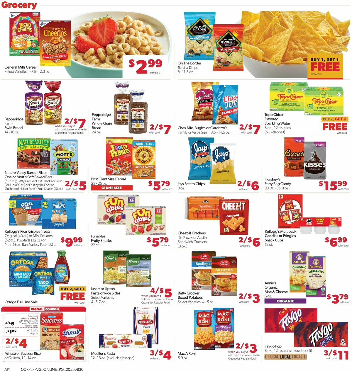 Family Fare Weekly Ad from August 30