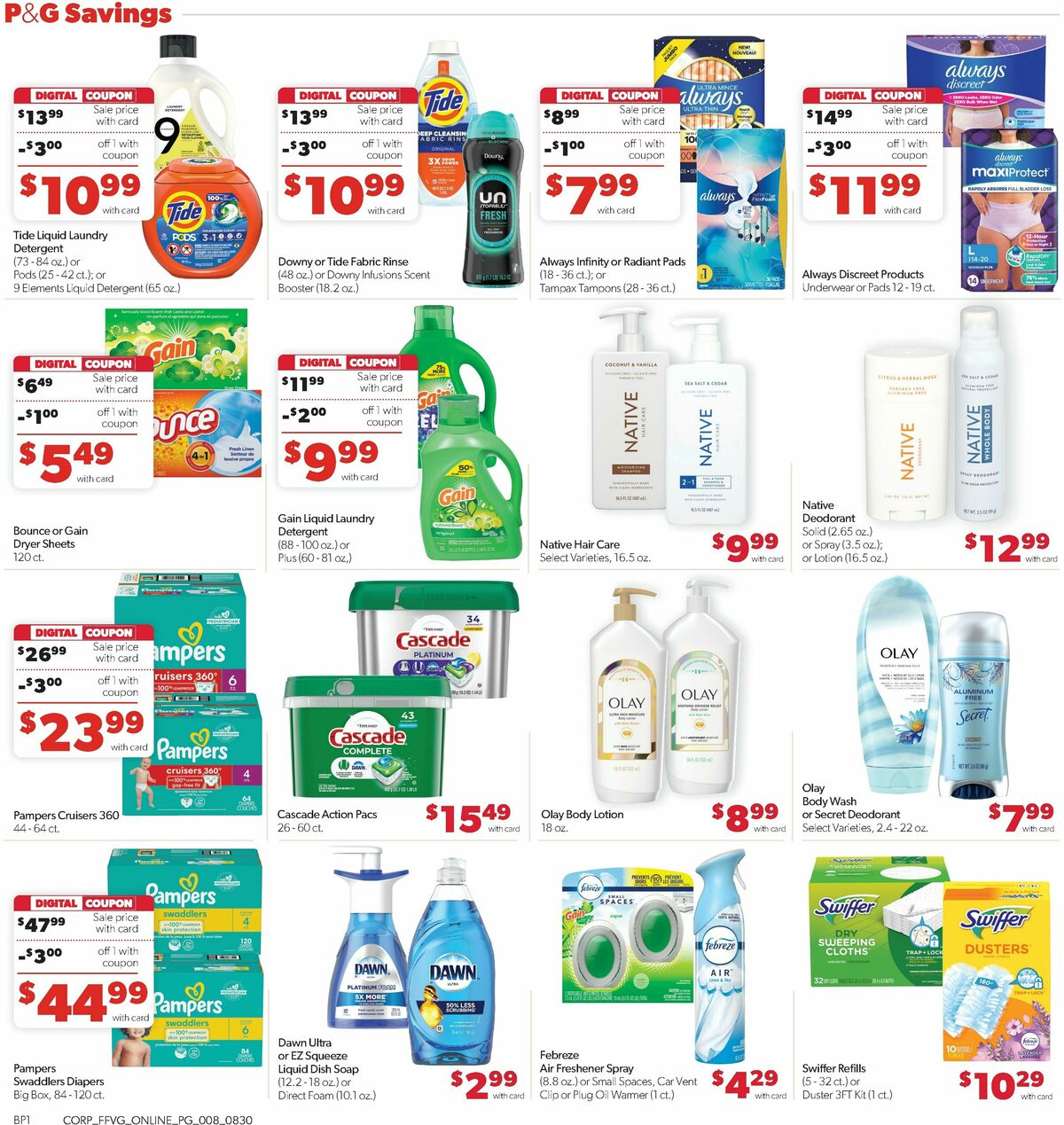 Family Fare Weekly Ad from August 30