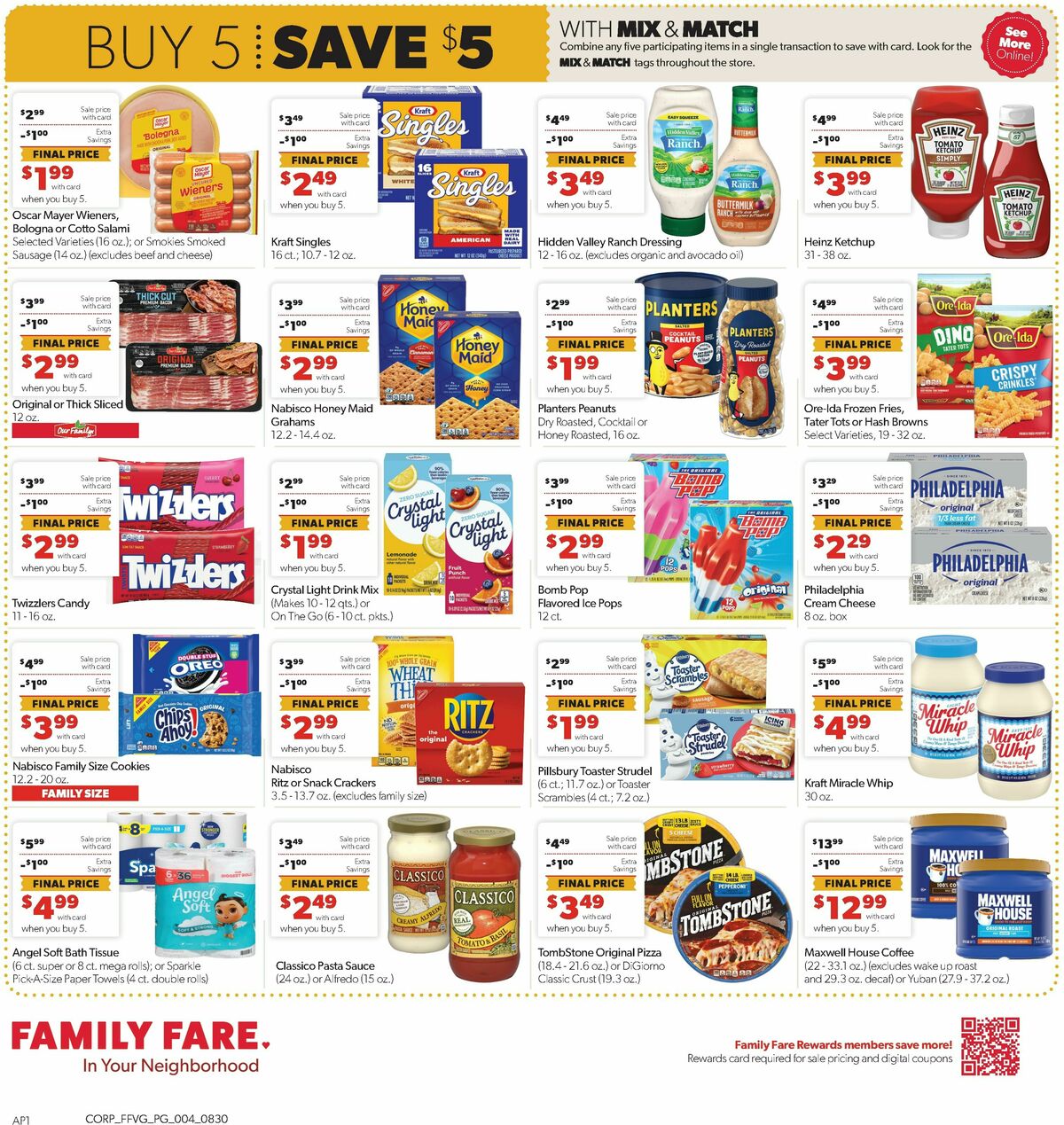 Family Fare Weekly Ad from August 30