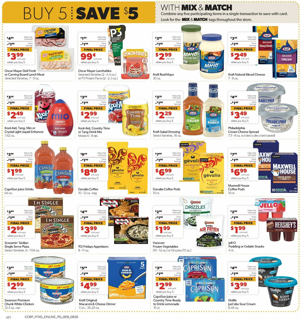 Family Fare Weekly Ad from August 30